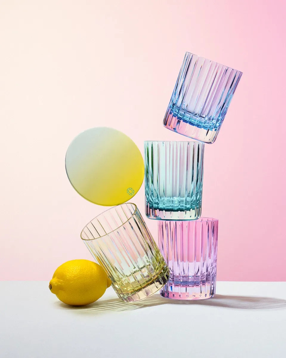 Baccarat Set of 2 Harmonie Pastel Tumblers