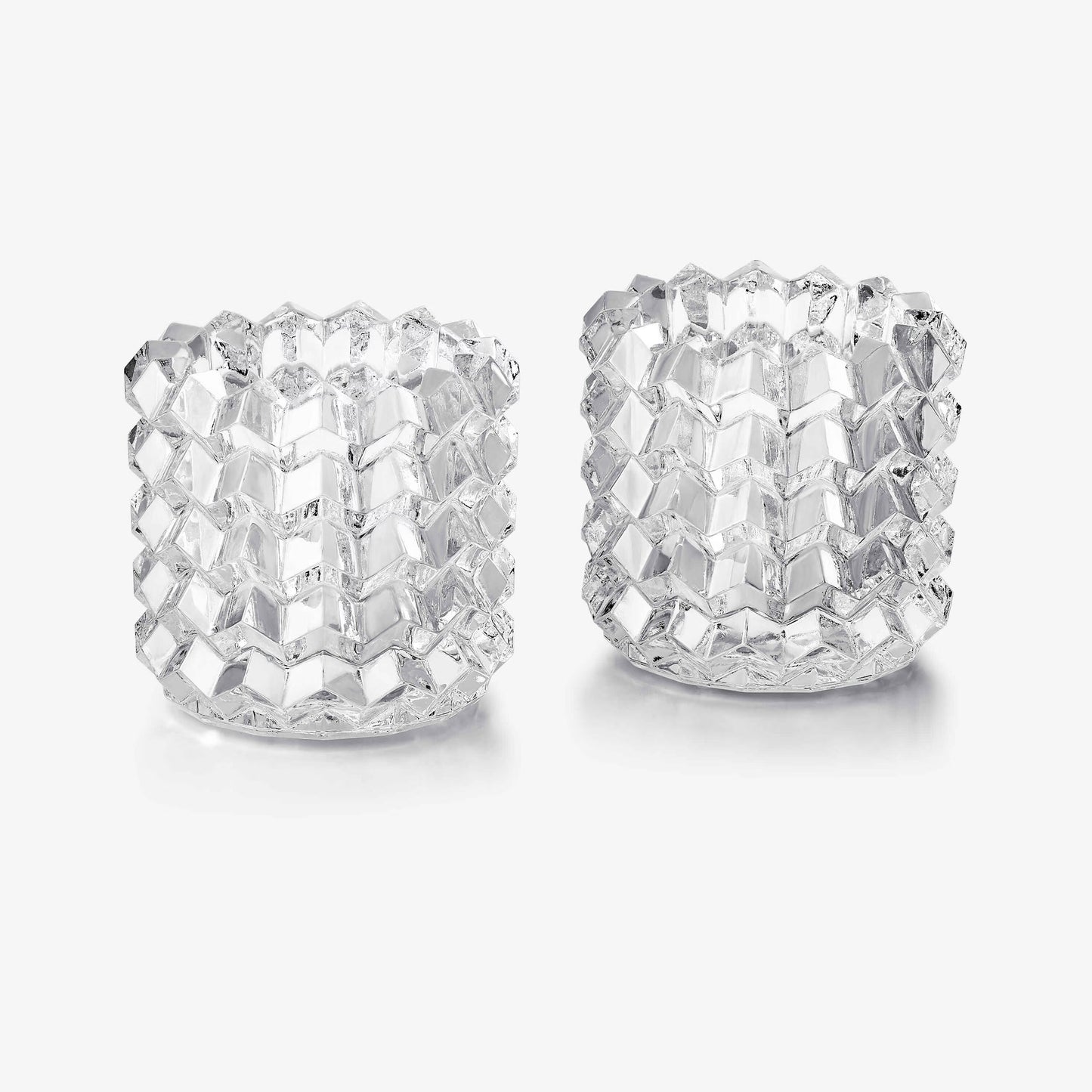Baccarat Zig Zag Votive Set of 2