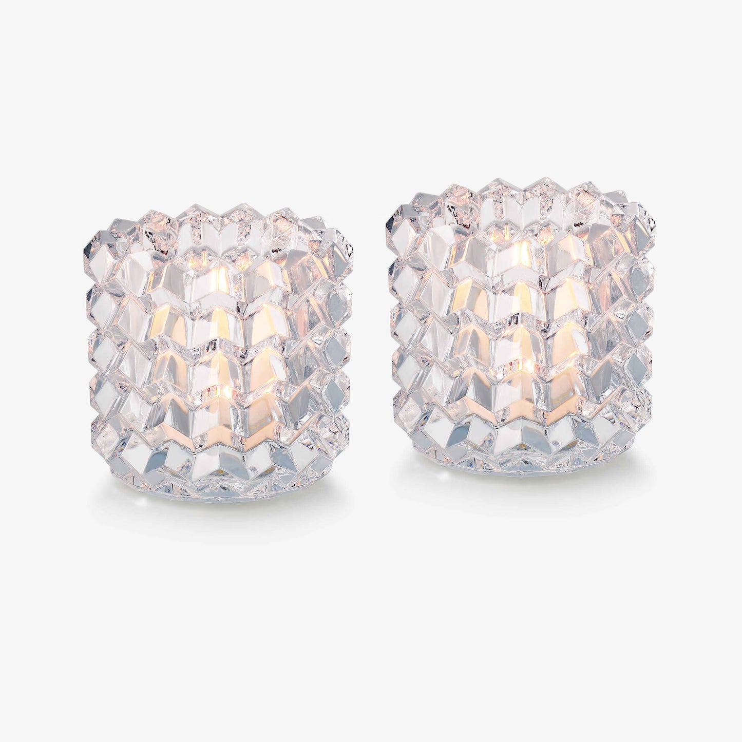 Baccarat Zig Zag Votive Set of 2