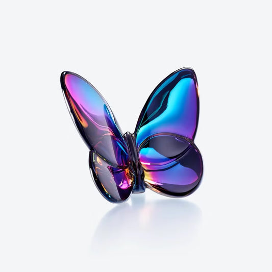 Baccarat Papillon Crystal Lucky Butterfly Blue Scarabee