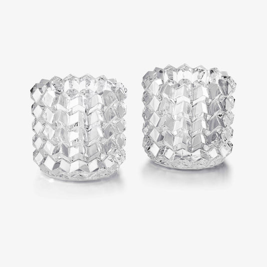 Baccarat Zig Zag Votive Set of 2